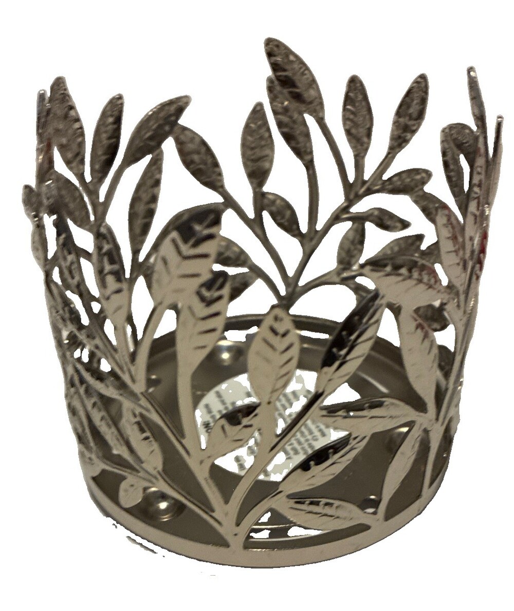 Silver-Toned Candle Holder, "Branches", Bath & Body Works, New